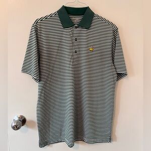 The Masters Collection Green & White Stripe Polo – Augusta – Men’s Size M